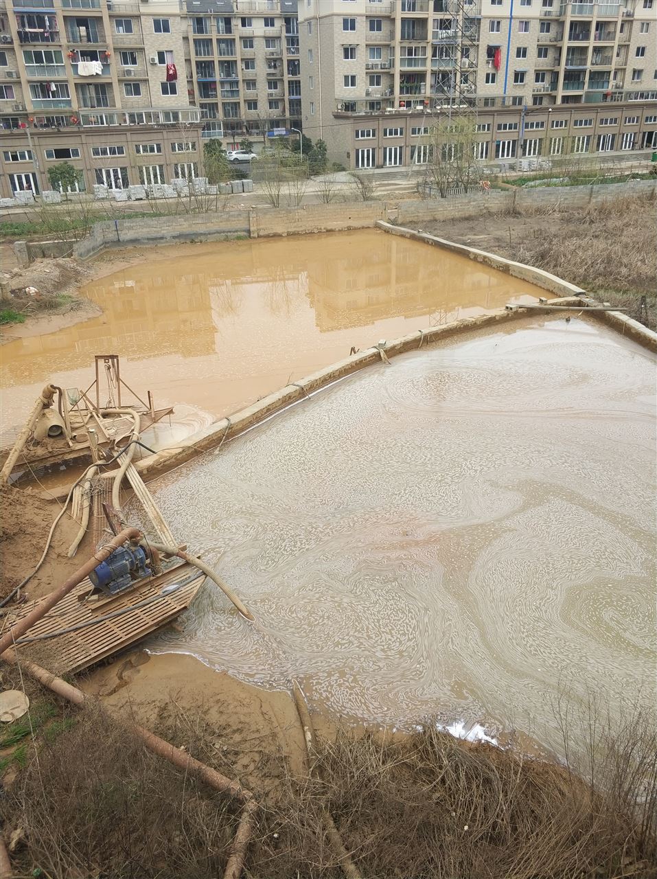 南山沉淀池淤泥清理-厂区废水池淤泥清淤